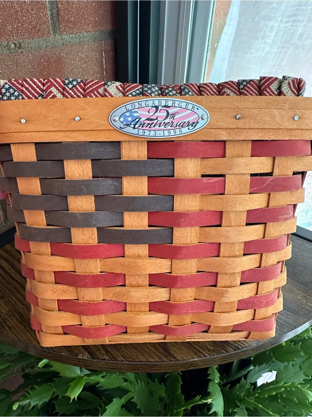 Longaberger 25th Anniversary Basket
